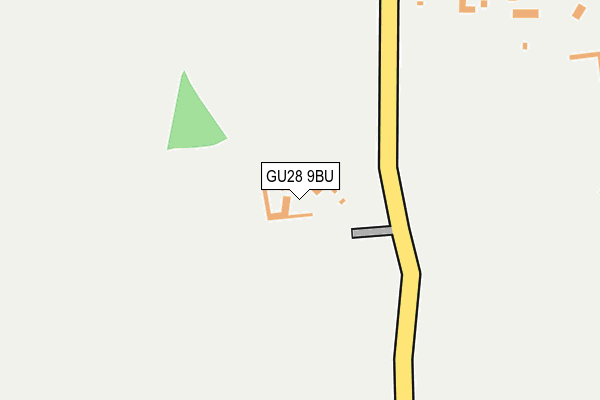 GU28 9BU map - OS OpenMap – Local (Ordnance Survey) GU28 9BU map - OS OpenMap – Local (Ordnance Survey)