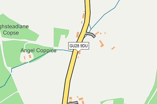 GU28 9DU map - OS OpenMap – Local (Ordnance Survey) GU28 9DU map - OS OpenMap – Local (Ordnance Survey)