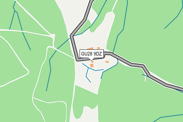 GU28 9DZ map - OS OpenMap – Local (Ordnance Survey) GU28 9DZ map - OS OpenMap – Local (Ordnance Survey)