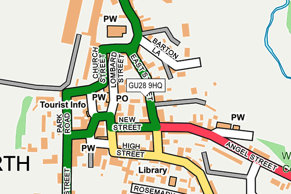 GU28 9HQ map - OS OpenMap – Local (Ordnance Survey) GU28 9HQ map - OS OpenMap – Local (Ordnance Survey)