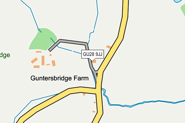 GU28 9JJ map - OS OpenMap – Local (Ordnance Survey) GU28 9JJ map - OS OpenMap – Local (Ordnance Survey)