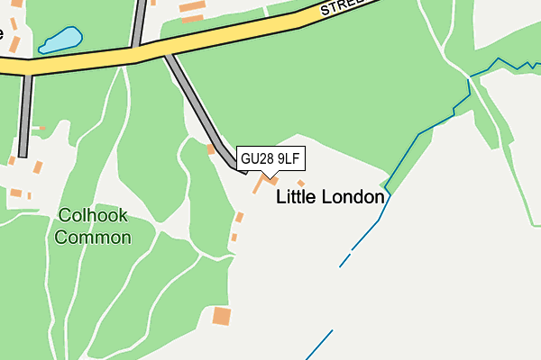 GU28 9LF map - OS OpenMap – Local (Ordnance Survey) GU28 9LF map - OS OpenMap – Local (Ordnance Survey)