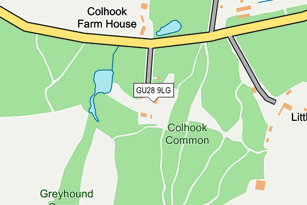 GU28 9LG map - OS OpenMap – Local (Ordnance Survey) GU28 9LG map - OS OpenMap – Local (Ordnance Survey)