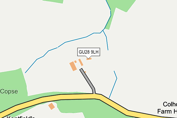 GU28 9LH map - OS OpenMap – Local (Ordnance Survey) GU28 9LH map - OS OpenMap – Local (Ordnance Survey)