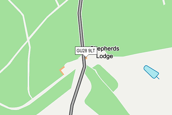 GU28 9LT map - OS OpenMap – Local (Ordnance Survey) GU28 9LT map - OS OpenMap – Local (Ordnance Survey)