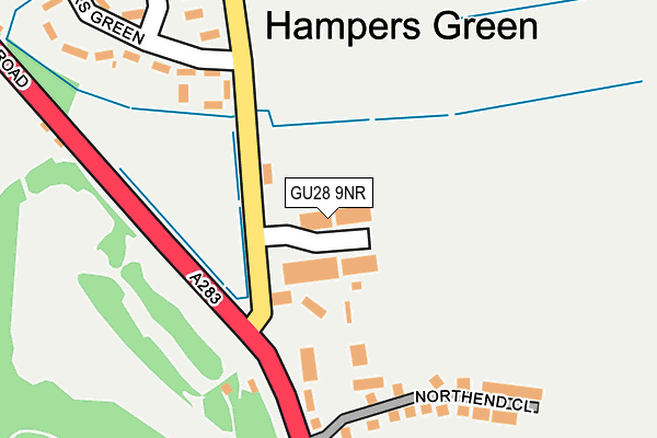 GU28 9NR map - OS OpenMap – Local (Ordnance Survey) GU28 9NR map - OS OpenMap – Local (Ordnance Survey)