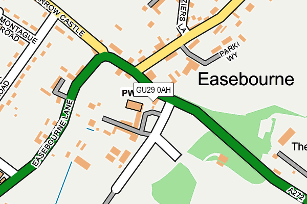 GU29 0AH map - OS OpenMap – Local (Ordnance Survey) GU29 0AH map - OS OpenMap – Local (Ordnance Survey)