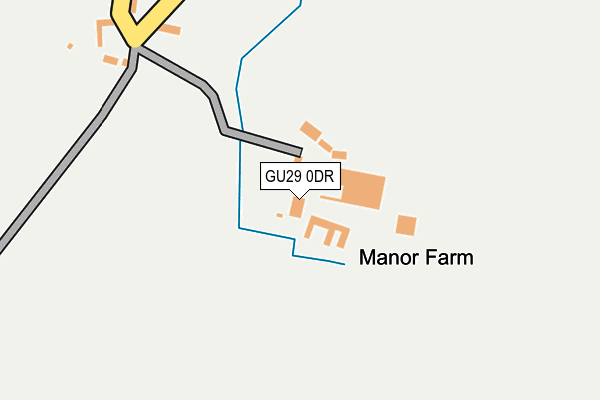 GU29 0DR map - OS OpenMap – Local (Ordnance Survey) GU29 0DR map - OS OpenMap – Local (Ordnance Survey)