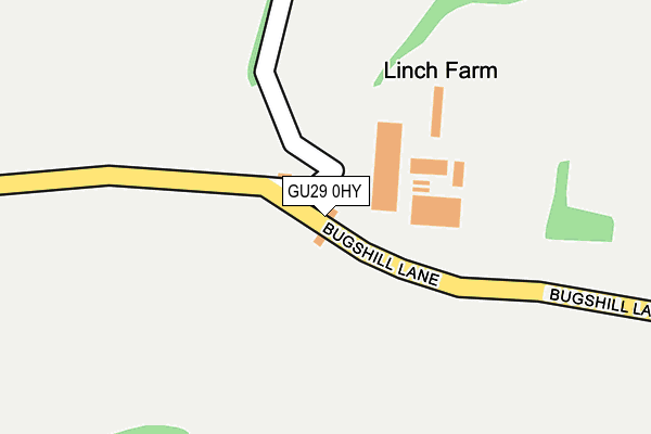 GU29 0HY map - OS OpenMap – Local (Ordnance Survey) GU29 0HY map - OS OpenMap – Local (Ordnance Survey)