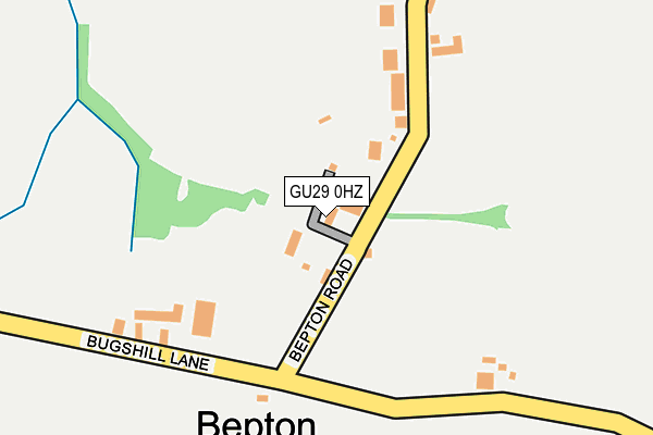GU29 0HZ map - OS OpenMap – Local (Ordnance Survey) GU29 0HZ map - OS OpenMap – Local (Ordnance Survey)