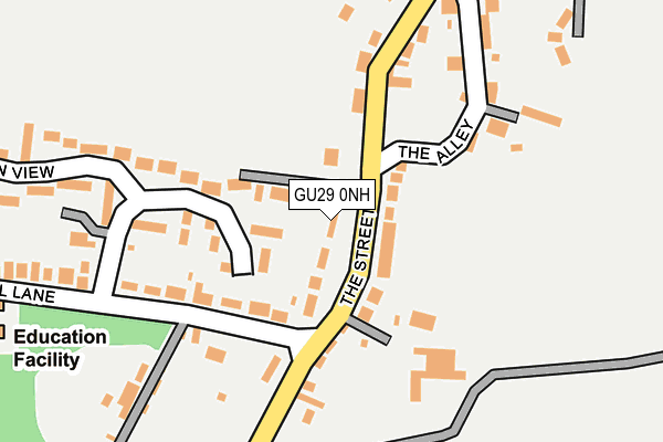 GU29 0NH map - OS OpenMap – Local (Ordnance Survey) GU29 0NH map - OS OpenMap – Local (Ordnance Survey)