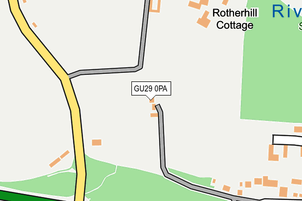 GU29 0PA map - OS OpenMap – Local (Ordnance Survey) GU29 0PA map - OS OpenMap – Local (Ordnance Survey)