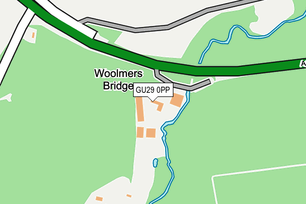 GU29 0PP map - OS OpenMap – Local (Ordnance Survey) GU29 0PP map - OS OpenMap – Local (Ordnance Survey)