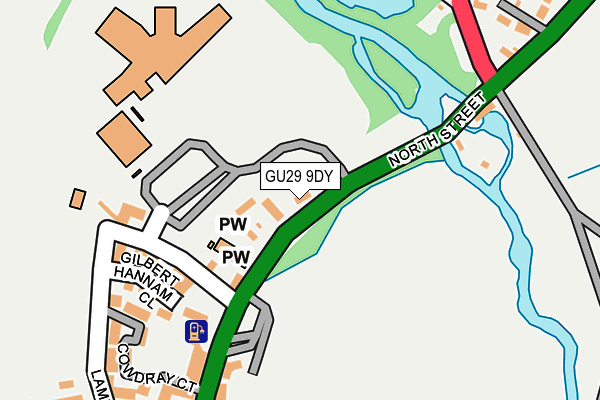 GU29 9DY map - OS OpenMap – Local (Ordnance Survey) GU29 9DY map - OS OpenMap – Local (Ordnance Survey)