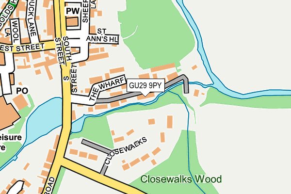 GU29 9PY map - OS OpenMap – Local (Ordnance Survey) GU29 9PY map - OS OpenMap – Local (Ordnance Survey)