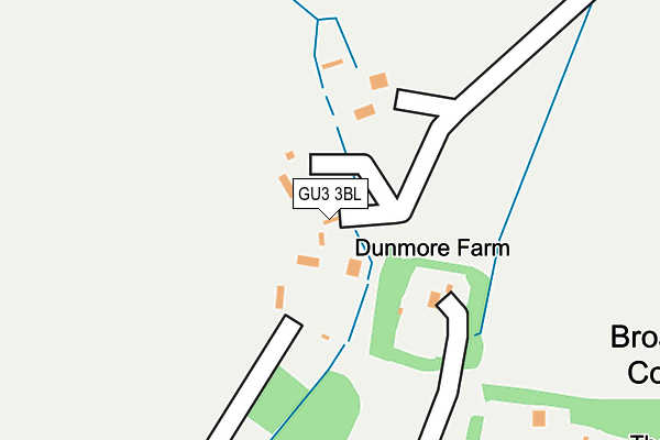 GU3 3BL map - OS OpenMap – Local (Ordnance Survey) GU3 3BL map - OS OpenMap – Local (Ordnance Survey)