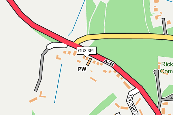 GU3 3PL map - OS OpenMap – Local (Ordnance Survey) GU3 3PL map - OS OpenMap – Local (Ordnance Survey)