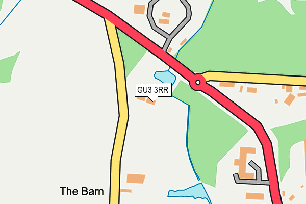 GU3 3RR map - OS OpenMap – Local (Ordnance Survey) GU3 3RR map - OS OpenMap – Local (Ordnance Survey)
