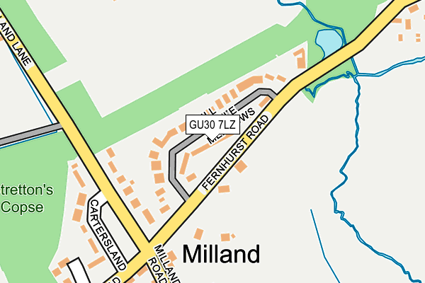 GU30 7LZ map - OS OpenMap – Local (Ordnance Survey) GU30 7LZ map - OS OpenMap – Local (Ordnance Survey)