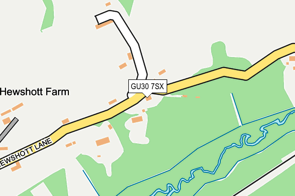 GU30 7SX map - OS OpenMap – Local (Ordnance Survey) GU30 7SX map - OS OpenMap – Local (Ordnance Survey)