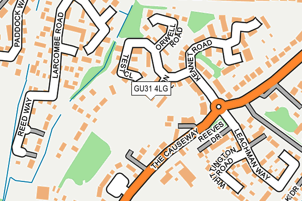 GU31 4LG map - OS OpenMap – Local (Ordnance Survey) GU31 4LG map - OS OpenMap – Local (Ordnance Survey)