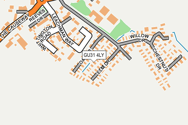 GU31 4LY map - OS OpenMap – Local (Ordnance Survey) GU31 4LY map - OS OpenMap – Local (Ordnance Survey)