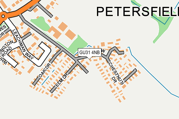 GU31 4NB map - OS OpenMap – Local (Ordnance Survey) GU31 4NB map - OS OpenMap – Local (Ordnance Survey)