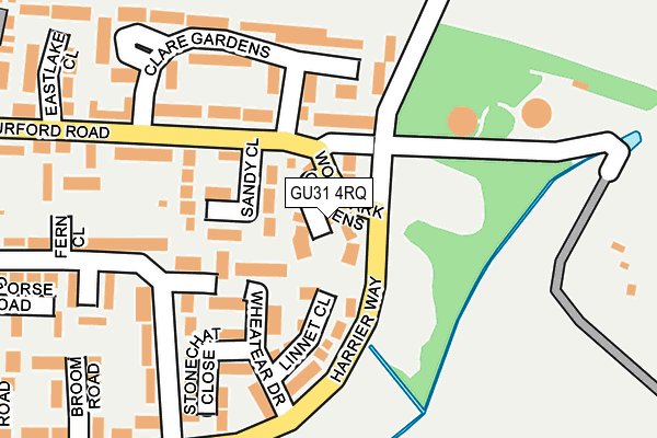 GU31 4RQ map - OS OpenMap – Local (Ordnance Survey) GU31 4RQ map - OS OpenMap – Local (Ordnance Survey)