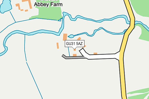 GU31 5AZ map - OS OpenMap – Local (Ordnance Survey) GU31 5AZ map - OS OpenMap – Local (Ordnance Survey)
