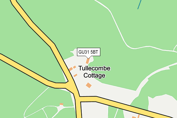 GU31 5BT map - OS OpenMap – Local (Ordnance Survey) GU31 5BT map - OS OpenMap – Local (Ordnance Survey)