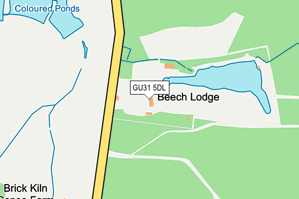 GU31 5DL map - OS OpenMap – Local (Ordnance Survey) GU31 5DL map - OS OpenMap – Local (Ordnance Survey)