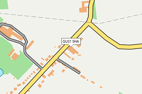 GU31 5HA map - OS OpenMap – Local (Ordnance Survey) GU31 5HA map - OS OpenMap – Local (Ordnance Survey)
