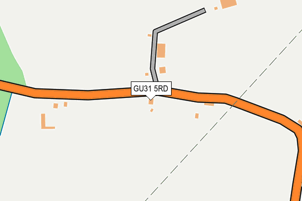 GU31 5RD map - OS OpenMap – Local (Ordnance Survey) GU31 5RD map - OS OpenMap – Local (Ordnance Survey)