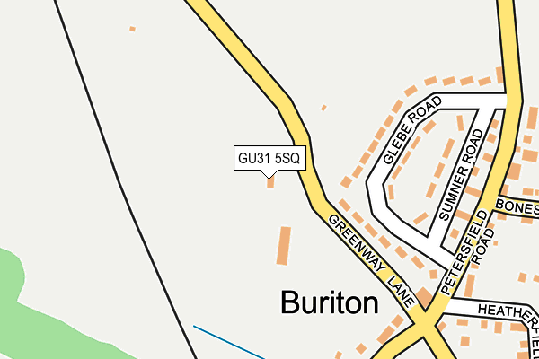 GU31 5SQ map - OS OpenMap – Local (Ordnance Survey) GU31 5SQ map - OS OpenMap – Local (Ordnance Survey)