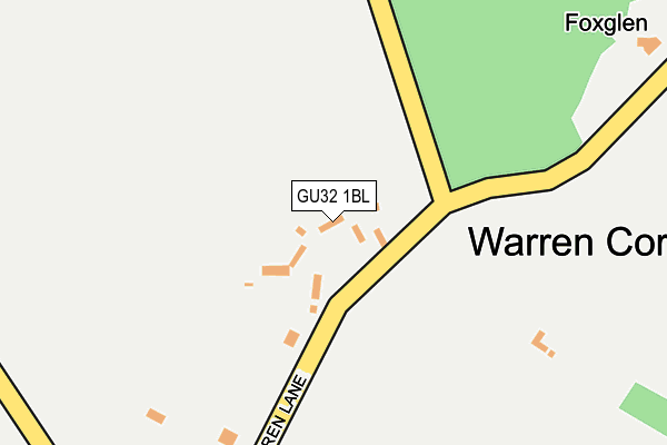 GU32 1BL map - OS OpenMap – Local (Ordnance Survey) GU32 1BL map - OS OpenMap – Local (Ordnance Survey)