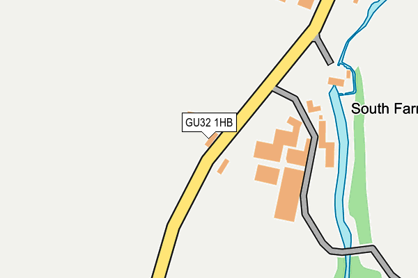 GU32 1HB map - OS OpenMap – Local (Ordnance Survey) GU32 1HB map - OS OpenMap – Local (Ordnance Survey)