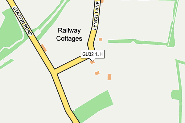 GU32 1JH map - OS OpenMap – Local (Ordnance Survey) GU32 1JH map - OS OpenMap – Local (Ordnance Survey)