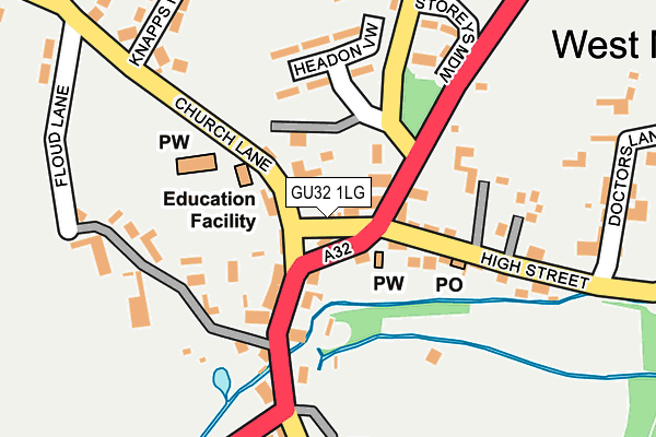 GU32 1LG map - OS OpenMap – Local (Ordnance Survey) GU32 1LG map - OS OpenMap – Local (Ordnance Survey)