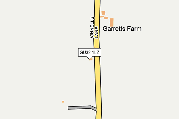 GU32 1LZ map - OS OpenMap – Local (Ordnance Survey) GU32 1LZ map - OS OpenMap – Local (Ordnance Survey)
