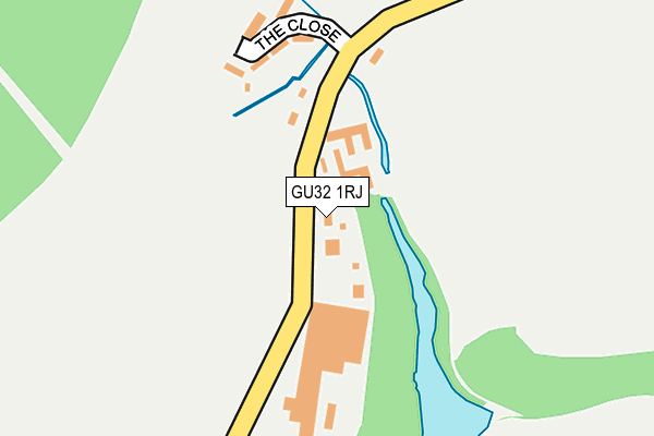 GU32 1RJ map - OS OpenMap – Local (Ordnance Survey)