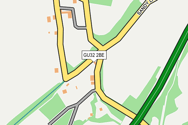 GU32 2BE map - OS OpenMap – Local (Ordnance Survey) GU32 2BE map - OS OpenMap – Local (Ordnance Survey)