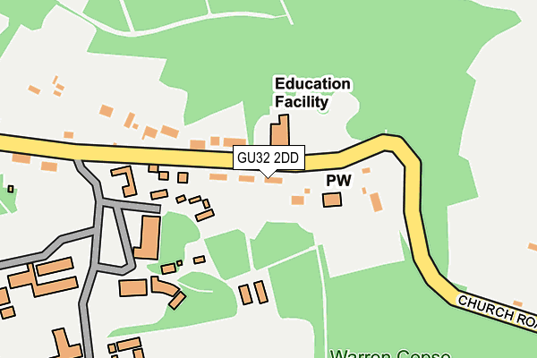 GU32 2DD map - OS OpenMap – Local (Ordnance Survey) GU32 2DD map - OS OpenMap – Local (Ordnance Survey)