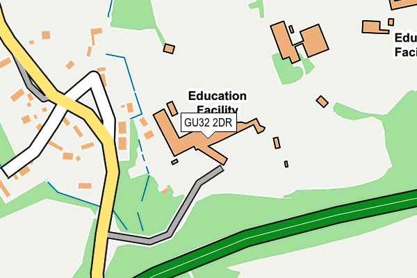 GU32 2DR map - OS OpenMap – Local (Ordnance Survey) GU32 2DR map - OS OpenMap – Local (Ordnance Survey)