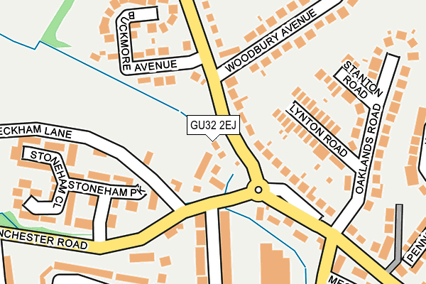 GU32 2EJ map - OS OpenMap – Local (Ordnance Survey) GU32 2EJ map - OS OpenMap – Local (Ordnance Survey)