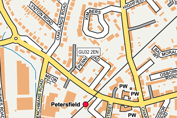 GU32 2EN map - OS OpenMap – Local (Ordnance Survey) GU32 2EN map - OS OpenMap – Local (Ordnance Survey)