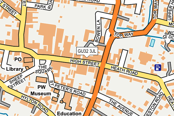 GU32 3JL map - OS OpenMap – Local (Ordnance Survey) GU32 3JL map - OS OpenMap – Local (Ordnance Survey)