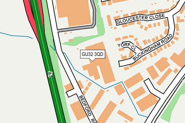 GU32 3QD map - OS OpenMap – Local (Ordnance Survey) GU32 3QD map - OS OpenMap – Local (Ordnance Survey)