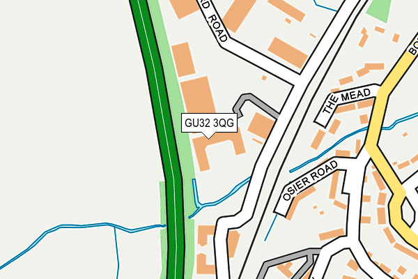 GU32 3QG map - OS OpenMap – Local (Ordnance Survey) GU32 3QG map - OS OpenMap – Local (Ordnance Survey)