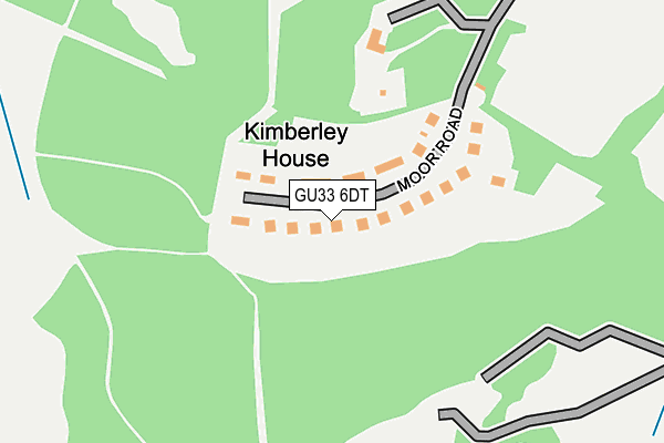 GU33 6DT map - OS OpenMap – Local (Ordnance Survey) GU33 6DT map - OS OpenMap – Local (Ordnance Survey)