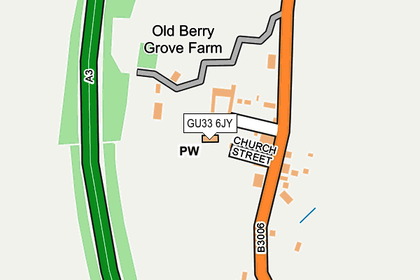 GU33 6JY map - OS OpenMap – Local (Ordnance Survey) GU33 6JY map - OS OpenMap – Local (Ordnance Survey)